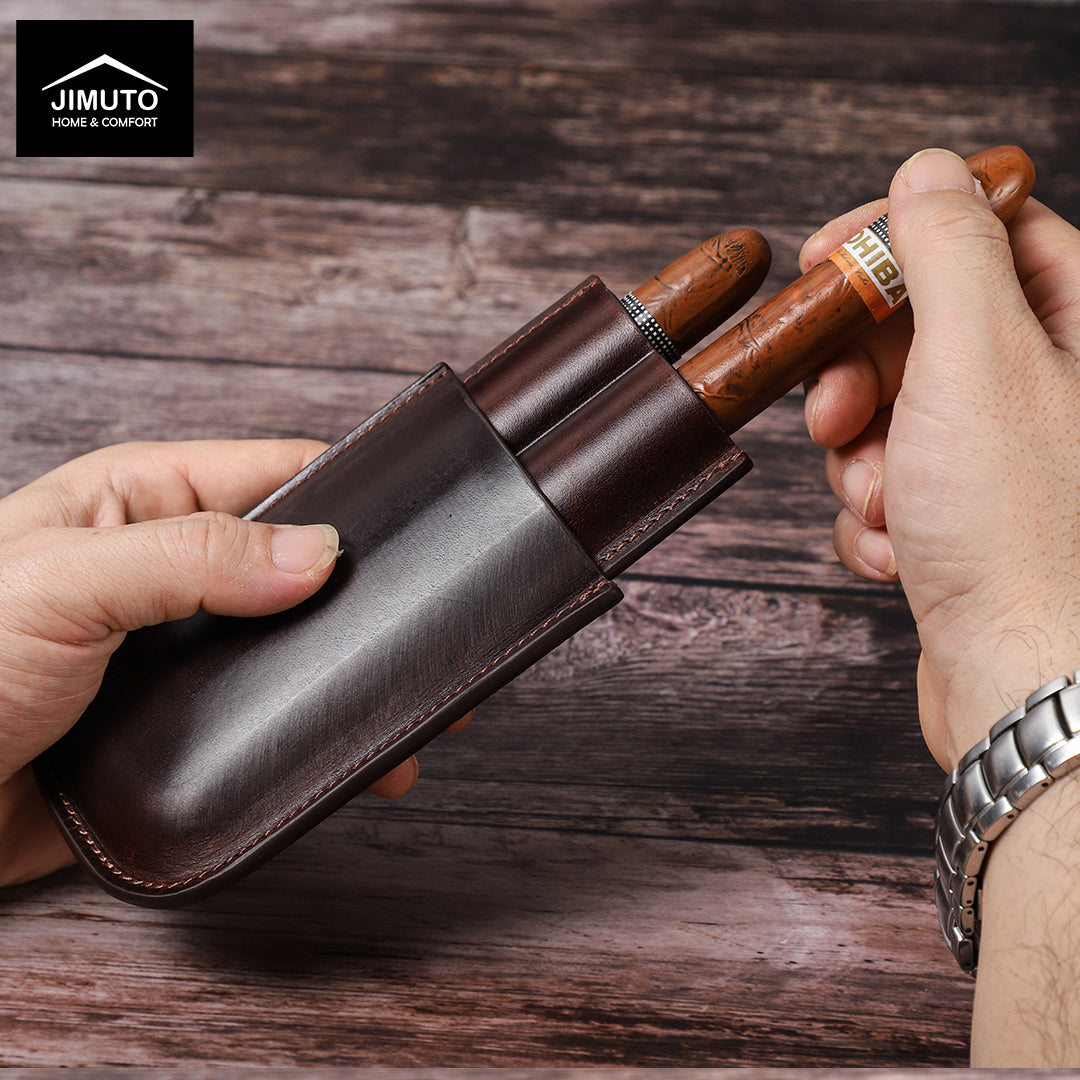 2-finger travel cigar case