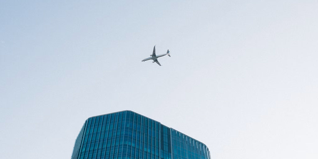 a flight over the sky