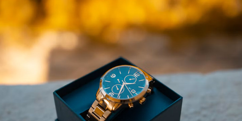 a luxury watch in a box