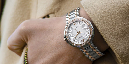a man wearing a luxury watch