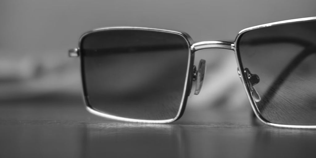 a pair of sunglasses on a desk