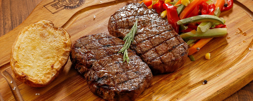 grilled steaks