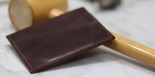 leather wallet working