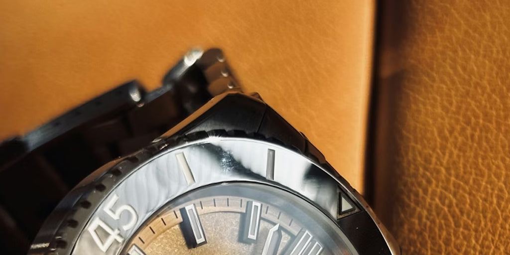 a luxury watch over a leather