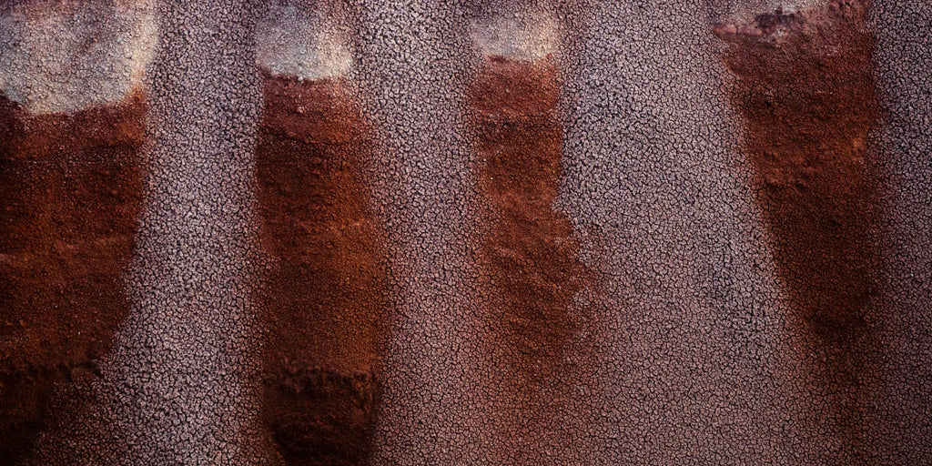 scratched leather