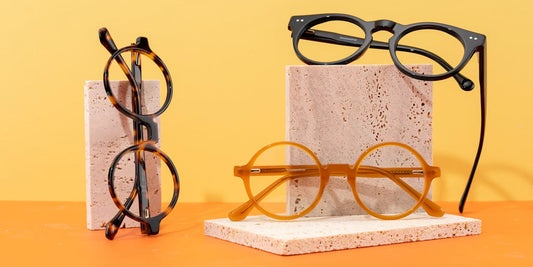 three pairs of luxury glasses to display