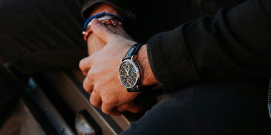 a man wearing a watch