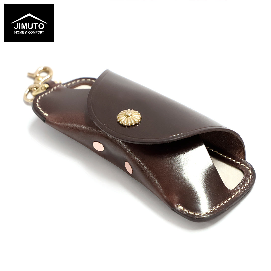 Premium First-Layer Cowhide Eyeglasses Case-JIMUTO JEC-EG