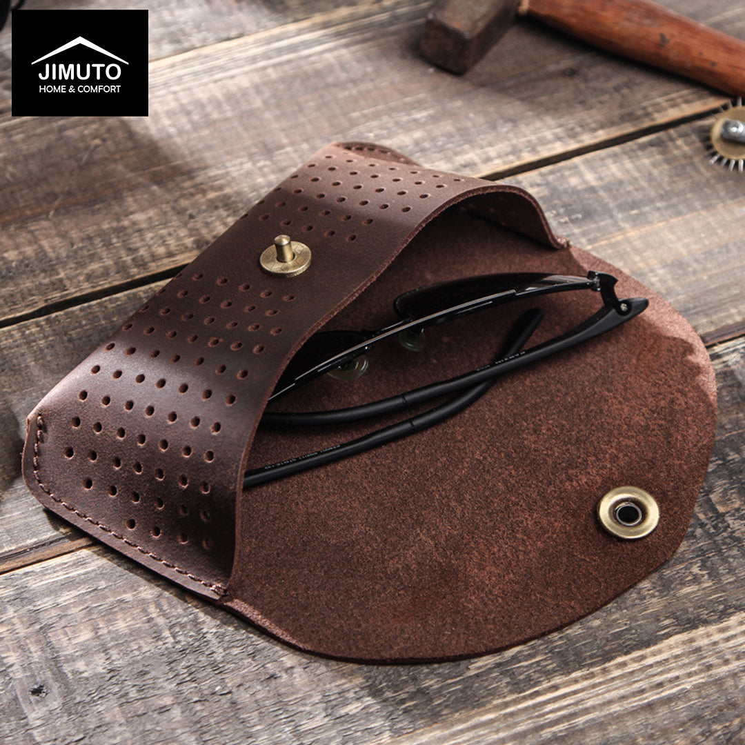 Leather Eyeglasses Case-JIMUTO JEC-GH