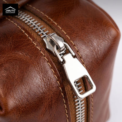 Vegetable-Tanned Leather Mini Bucket Bag | Unisex| JIMUTO LBB