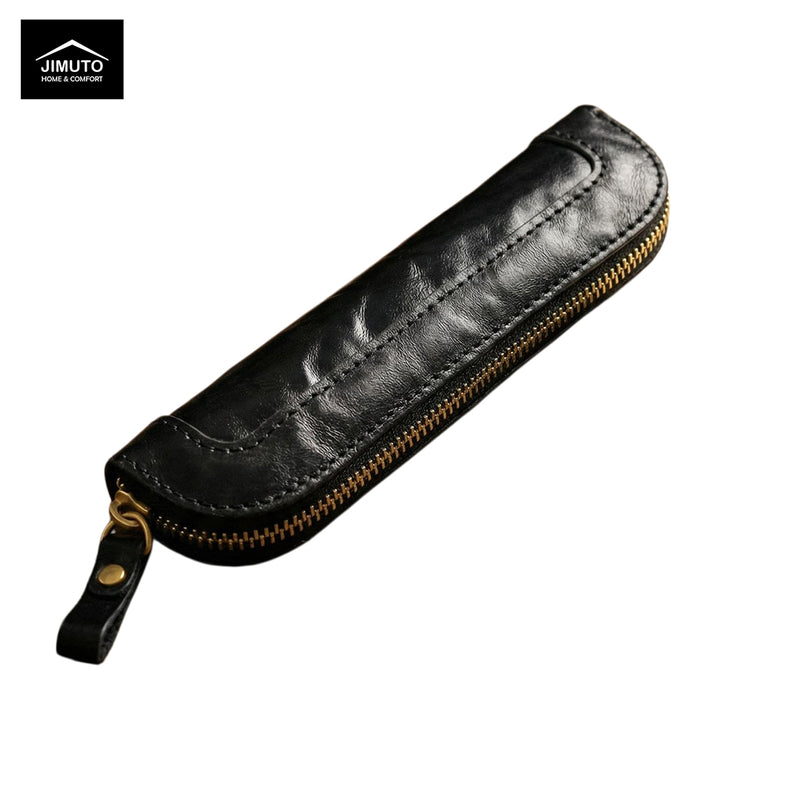 Handmade Top-Grain Cowhide Pen Sleeve | Unisex | JIMUTO VLC