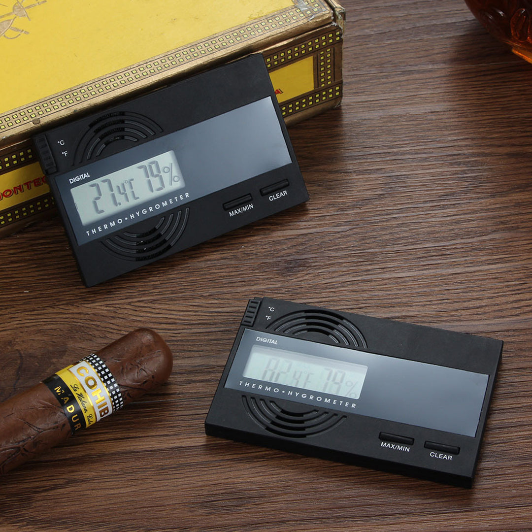 cigar digital thermo hygrometer