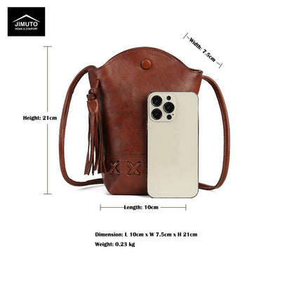 Handcrafted Top-Grain Leather Crossbody & Shoulder Bag |Ladies |  JIMUTO LBC