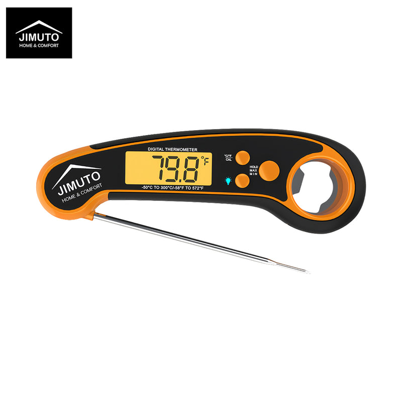 Digital Instant Read Thermometer, Accurate Meat Thermometer, JIMUTO IRT-10 for BBQ, Grilling, Smoking, Cooking